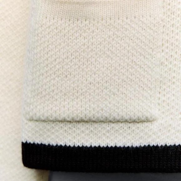 ZARA GOLDEN BUTTON KNIT CARDIGAN - Picture 6 of 6